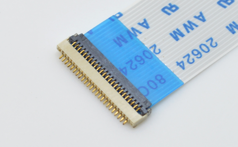 0.5 FPC/FFC連接器4/6/8/10/12/16/20/24/26/30/40P后翻蓋H1.0,宏利