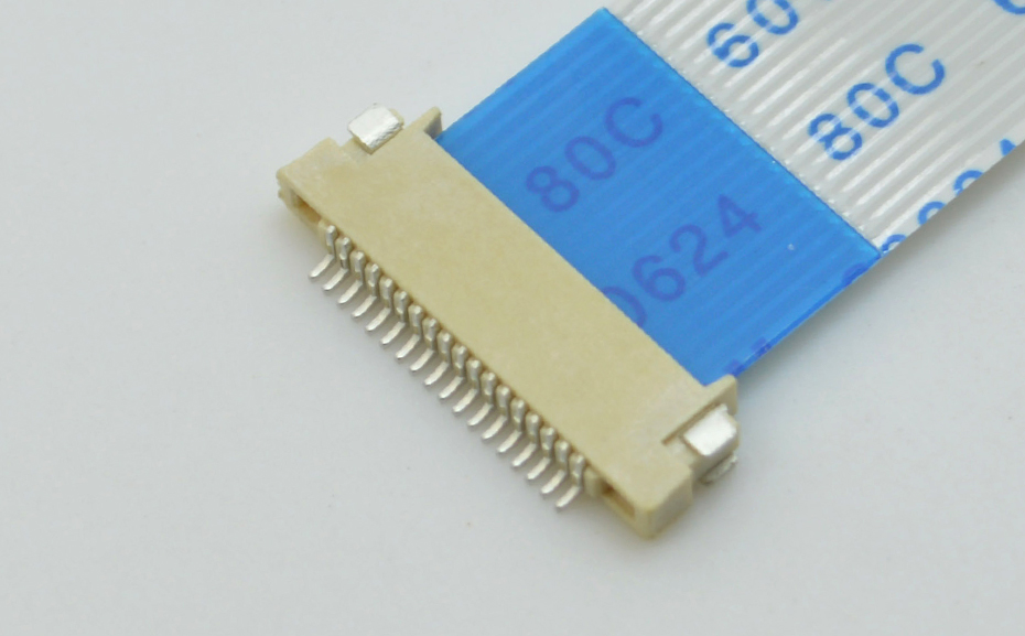 FPC連接器 接插件軟排線貼片插座0.5mm 4P-13P H1.5 臥式雙面接觸,宏利
