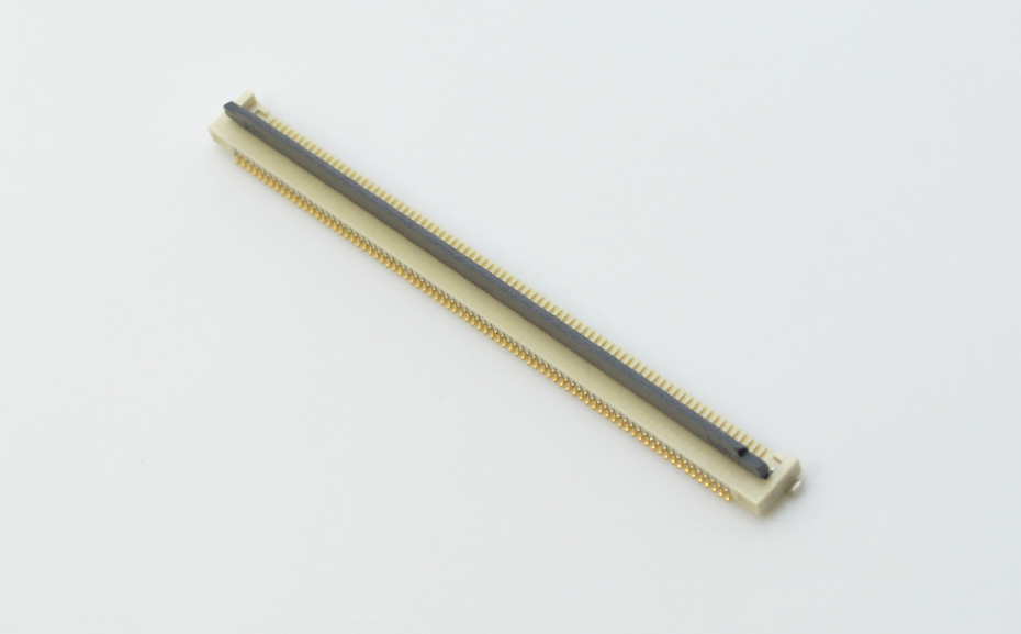 FPC翻蓋連接器0.5mm軟排線插座80P 1.8mmH鍍金下接觸連接器帶扣 fpc連接器廠家[宏利]