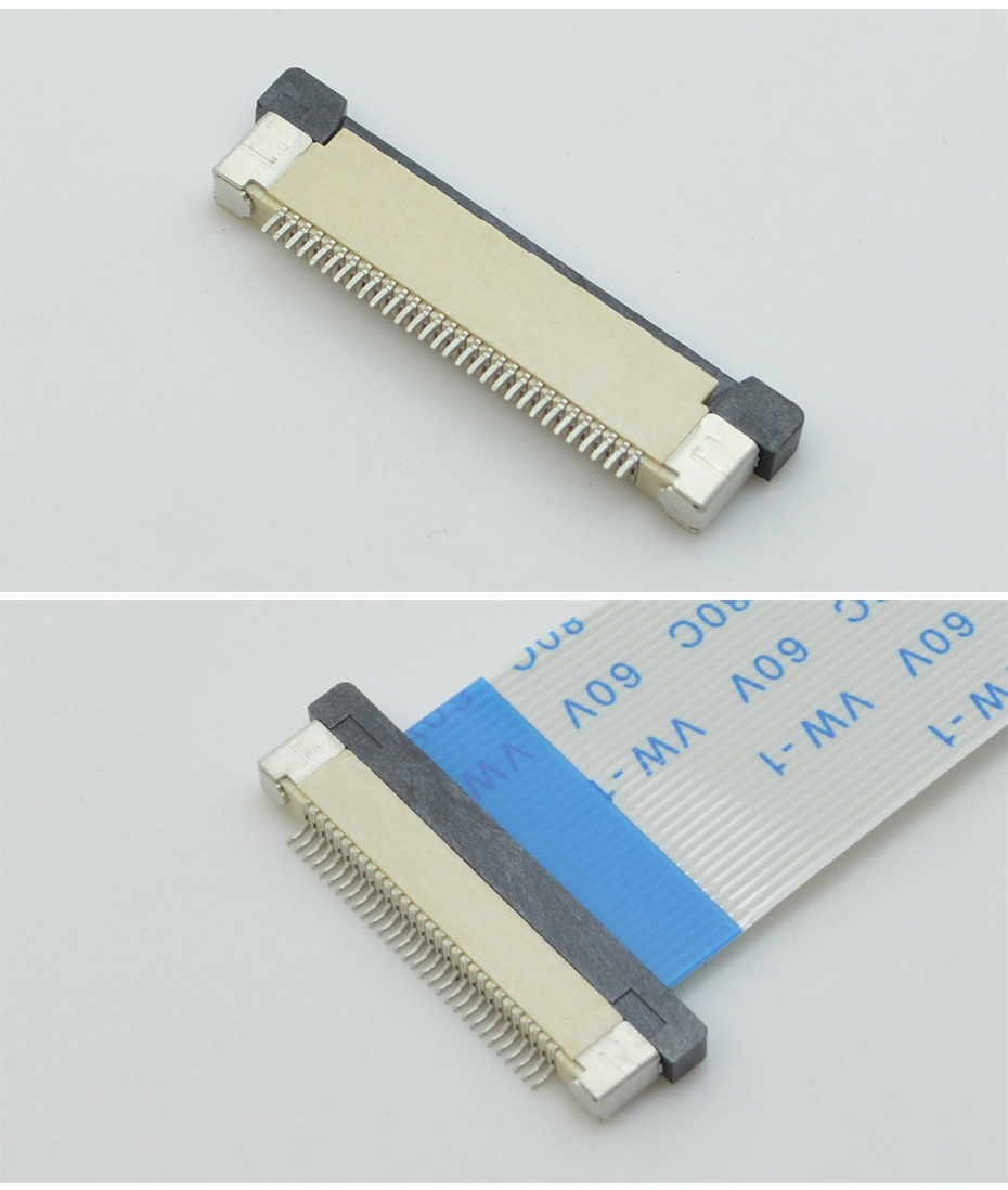 電池采樣fpc連接器-fpc 0.5 連接器fpc連接器翻蓋下接-宏利