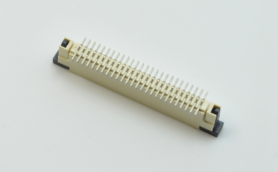 fpc連接器24pin-FPC連接器0.8間距立貼fpc連接器-宏利