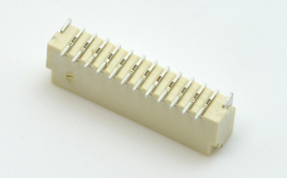 SH1.0-14P立式貼片針座 1.0MM間距 線對(duì)板立貼條形插座連接器SMT,宏利