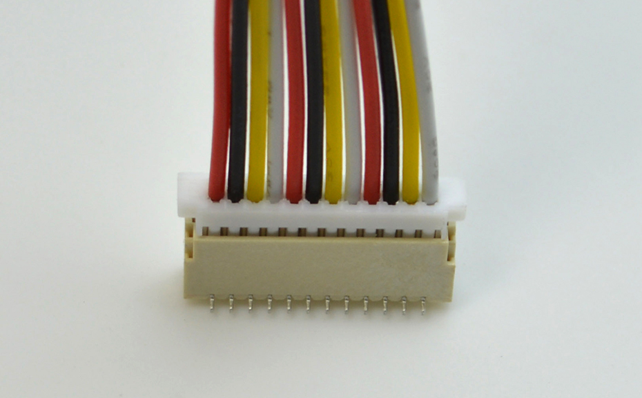 SH1.0-14P立式貼片針座 1.0MM間距 線對(duì)板立貼條形插座連接器SMT,宏利