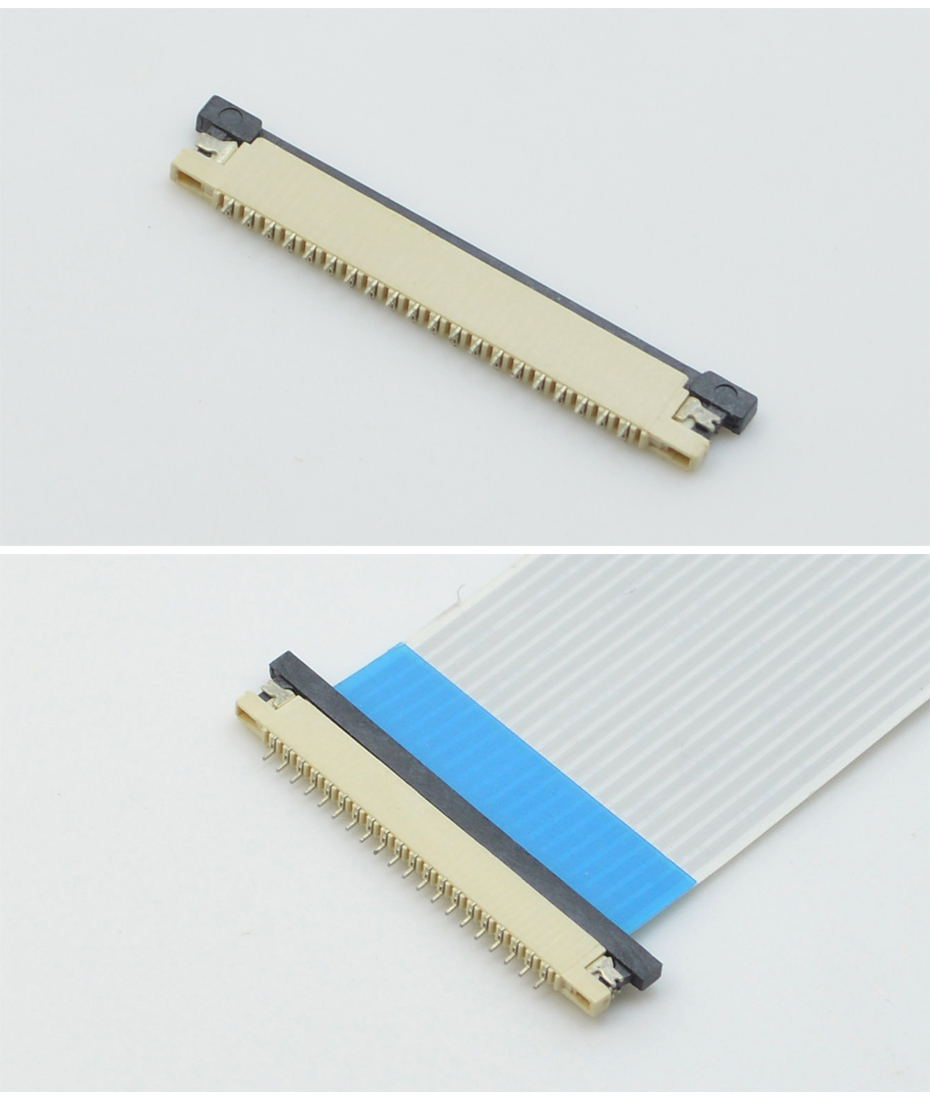 江蘇ffc/fpc連接器-1.0 間距 fpc連接器fpc連接器 下接-宏利