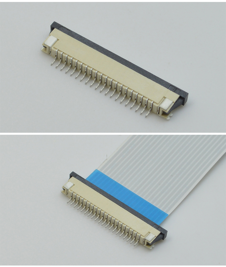 fpc連接器 1.0封裝尺寸-fpc連接器1.0fpc連接器下接-宏利