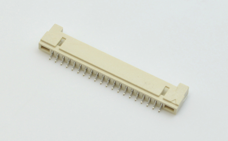 fpc連接器20 pin-1.25fpc連接器fpc貼片連接器厚度-宏利