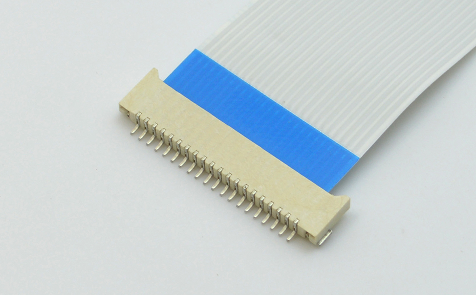 FFC/FPC連接器 FPC座 1.0mm間距 34P 臥式貼片無(wú)鎖 雙面接觸