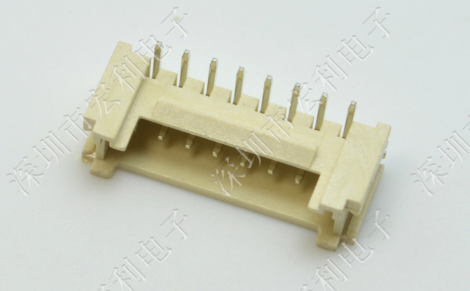 HY2.0mm立式fpc連接器 帶鎖扣工控儀器線對板連接器2P/3P/4P/5P/6P/7P/8P/9P/10P/11P/12P