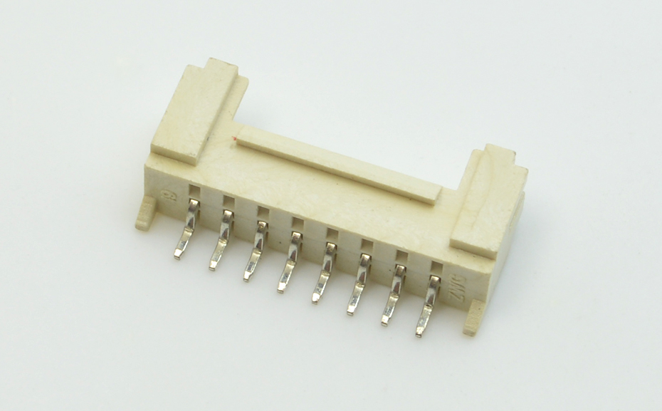 LED連接器6P 2.0mm間距帶鎖扣接插件插頭SMT貼片臥貼線對板母插座,宏利