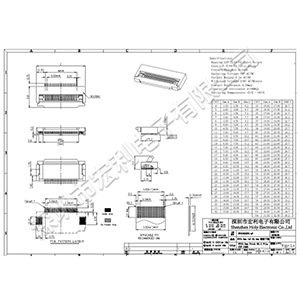 做為行內(nèi)人如果你不知道FPC0.5-16是什么型號連接器那你就OUT了[宏利]