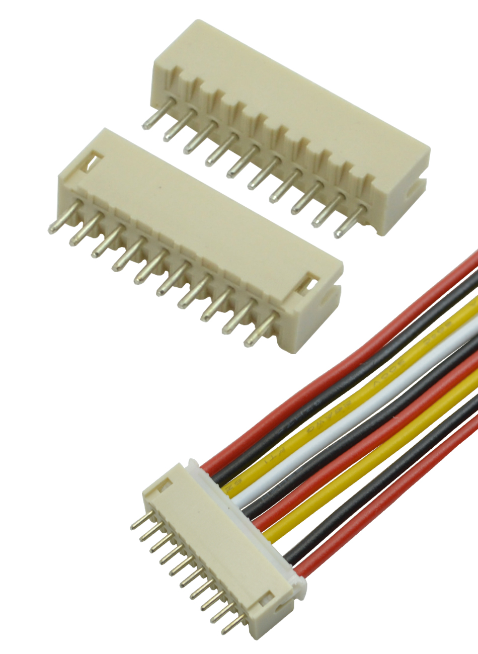 ZH1.5mm 6P 單排連接器1.5mm間距 6芯接插件 直針,宏利