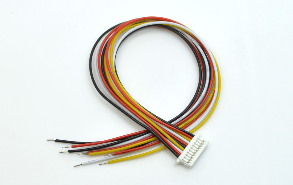 SH1.0mm間距端子線/排線電子線/單頭連接器線束耐高溫立式貼片12P,宏利