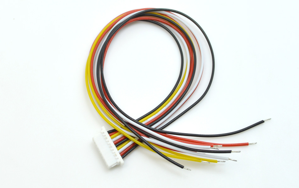 SH1.0mm間距端子線/排線電子線/單頭連接器線束耐高溫立式貼片12P,宏利