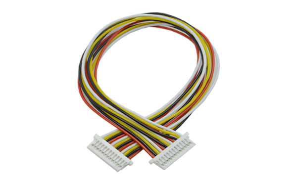 廠家加工生產(chǎn)間距1.0MM-13P 長(zhǎng)度15CM雙頭大電流汽車排線連接線,宏利