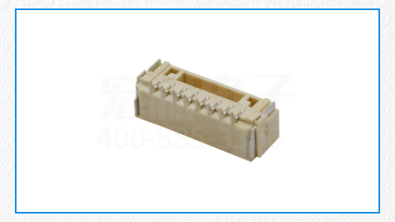 現(xiàn)貨供應(yīng)1.25mm 2-8P按插件電子美容儀條形臥貼 GH臥貼帶扣連接器,宏利
